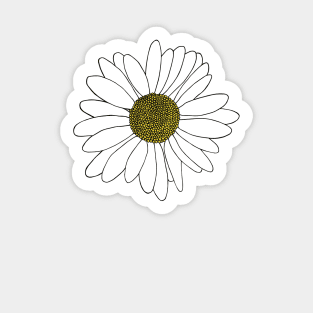 Daisy Yellow Sticker